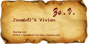 Zsombók Vivien névjegykártya